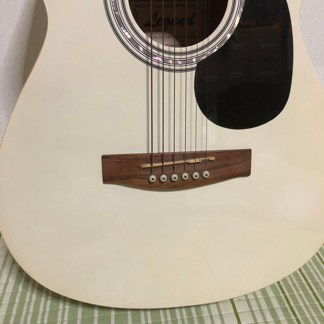 レジェンド アコースティックギター FG-15 PWH ホワイト 白 アコギ