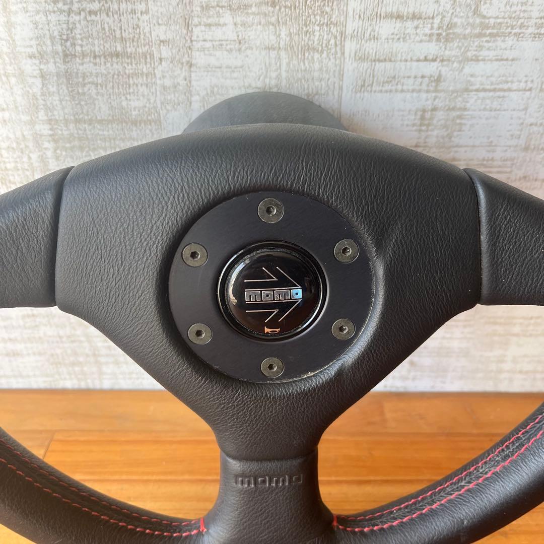 中古品】MOMO ステアリング スピード3 ランエボ 当時物 希少品 旧車