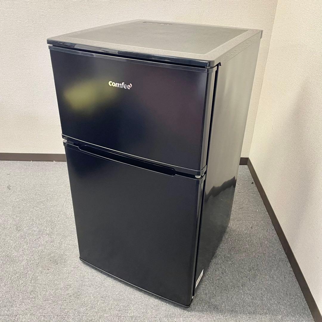 コンフィー 2ドア冷蔵庫 RCT90BL(E) 90L 2023年製 Amazon | COMFEE' 冷蔵庫 90L 幅47.8cm 2ドア 右開き コンパクト 耐熱