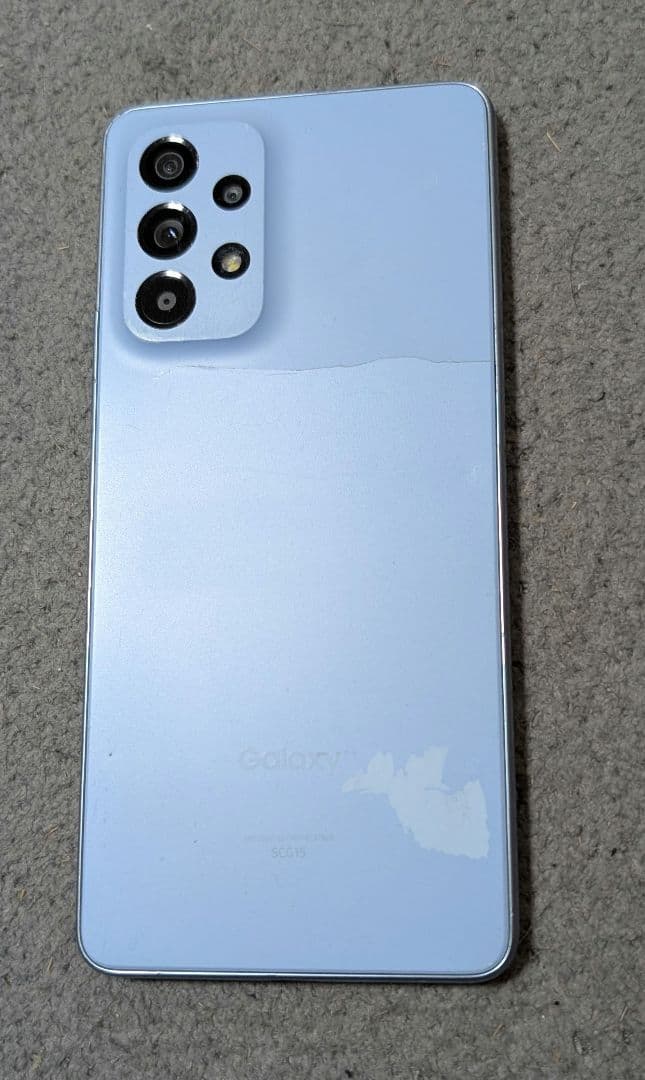 ジャンクSamsung Galaxy A53 5Gブルー 6GB 128GB Galaxy A53 5G SC-53C オーサムブルー【docomo版 SIMフリー】|中古