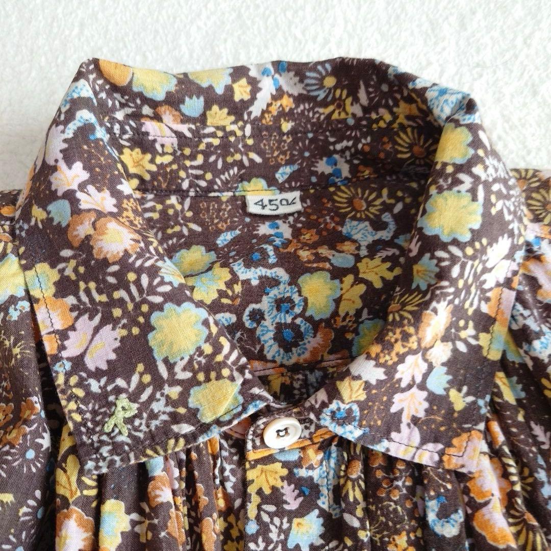 45R インドカディ秋の実プリントのくしゅくしゅブラウス 45rpm - メルカリ