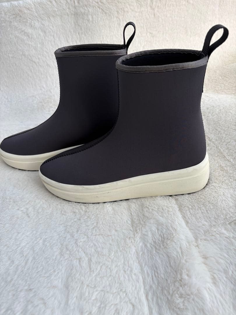 USETSU [ウセツ]スノーブーツショートブーツ 防水 グレー 24.5cm