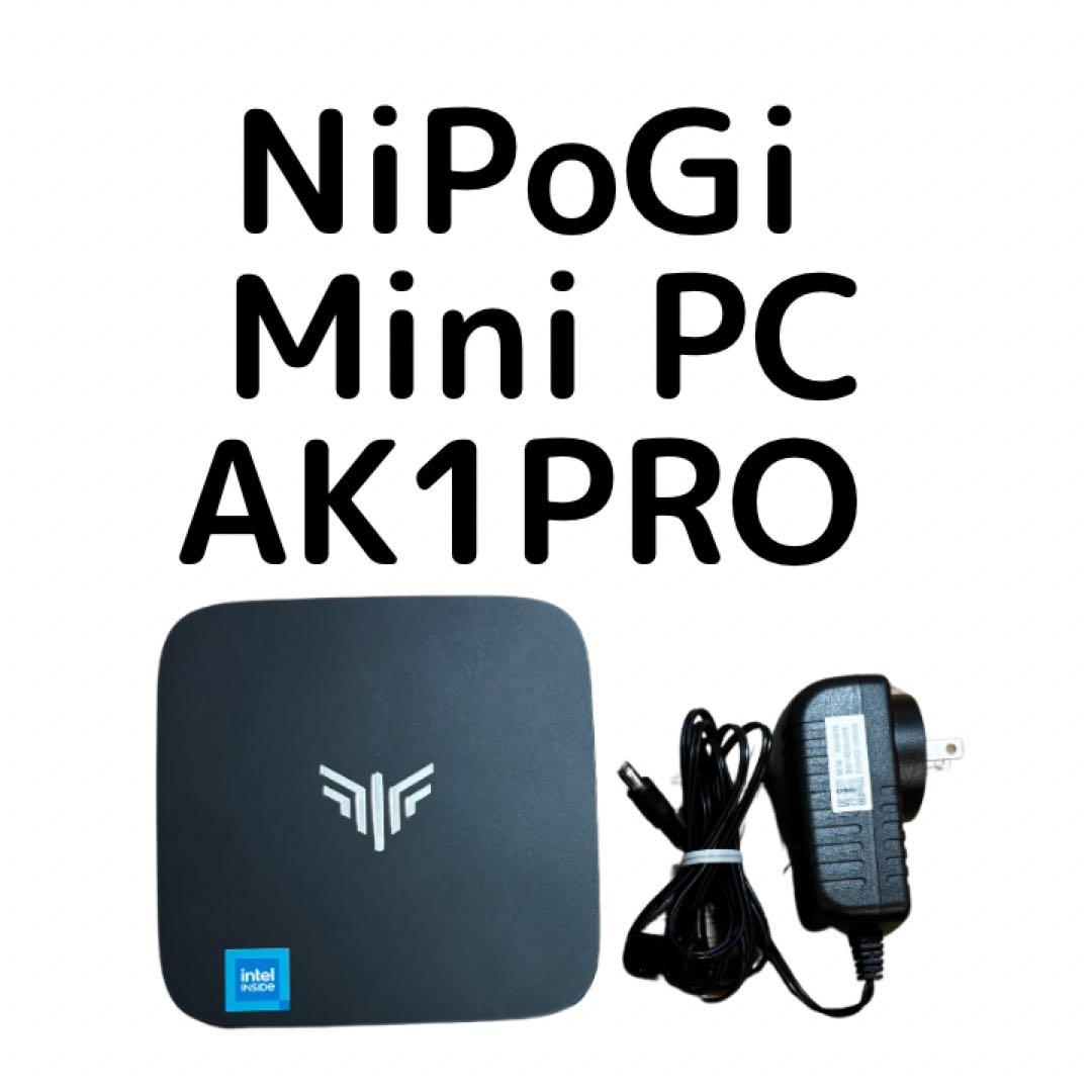 NiPoGi Mini PC AK1PRO windows11 n5105 ミニPC NiPoGi MiniPC AK1PRO