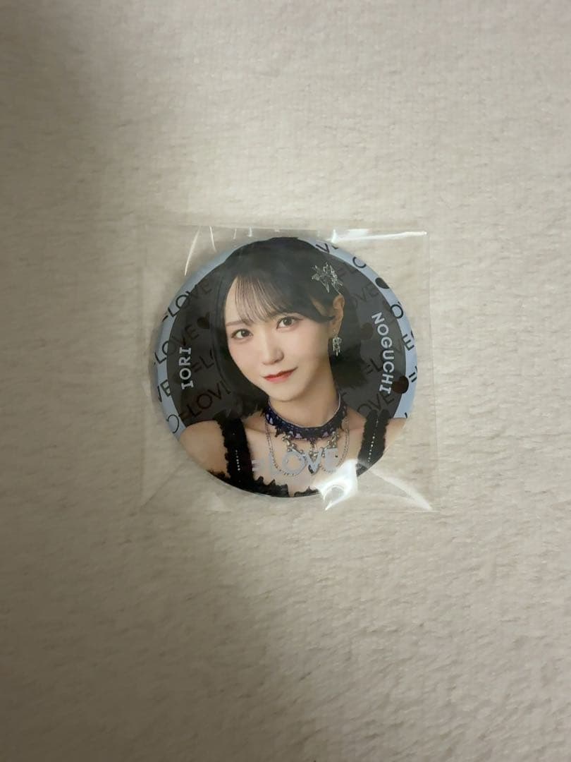 野口衣織 缶バッジ 黒衣装 イコラブ イコラブ ＝LOVE 缶バッジくじ 野口衣織 イコノイジョイ ヤンキー衣装