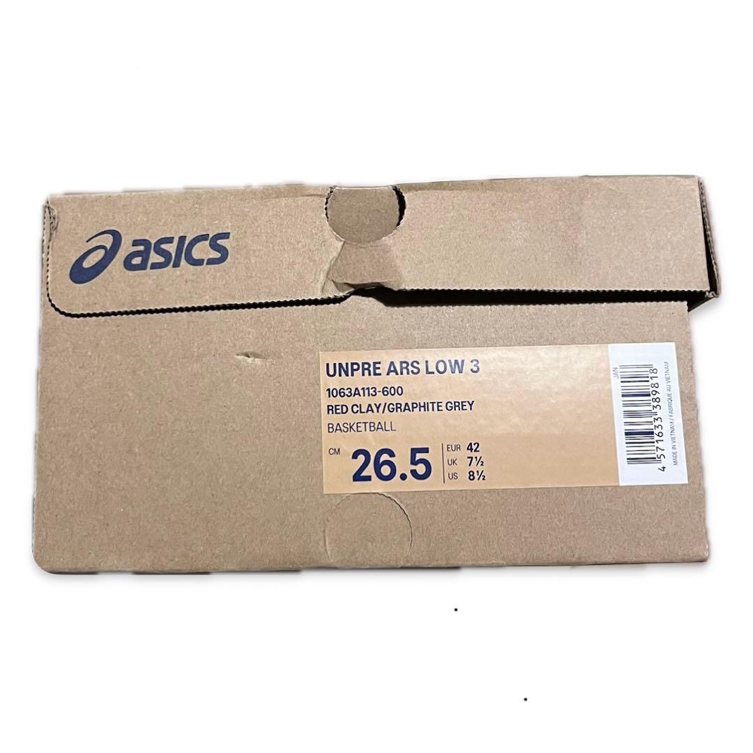 新品・未使用_ASICS UNPRE ARS LOW 3 26.5cm