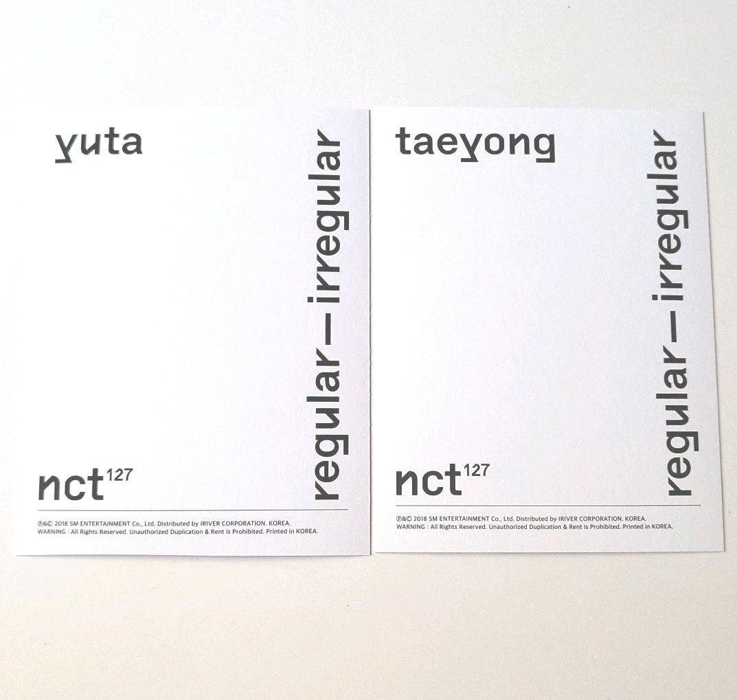 NCT 127☆テヨン&ユウタ『regular-irregular』CD2種類 - メルカリ