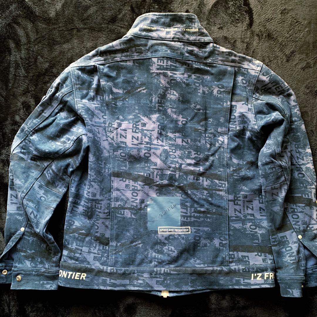 I'ZFRONTIER 】 カモフラ.ラグブルー上下セット 上L下M - メルカリ
