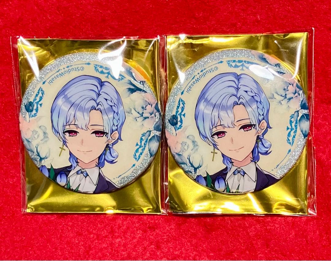 悪魔執事と黒い猫 あくねこ 4th フルーレ グリッター缶バッジ 2個