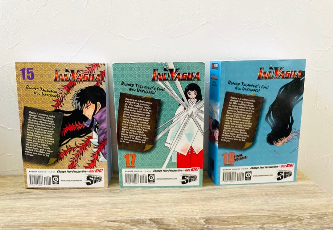 北米版☆犬夜叉 INUYASHA 漫画 16冊セット(2・16巻なし) 漫画