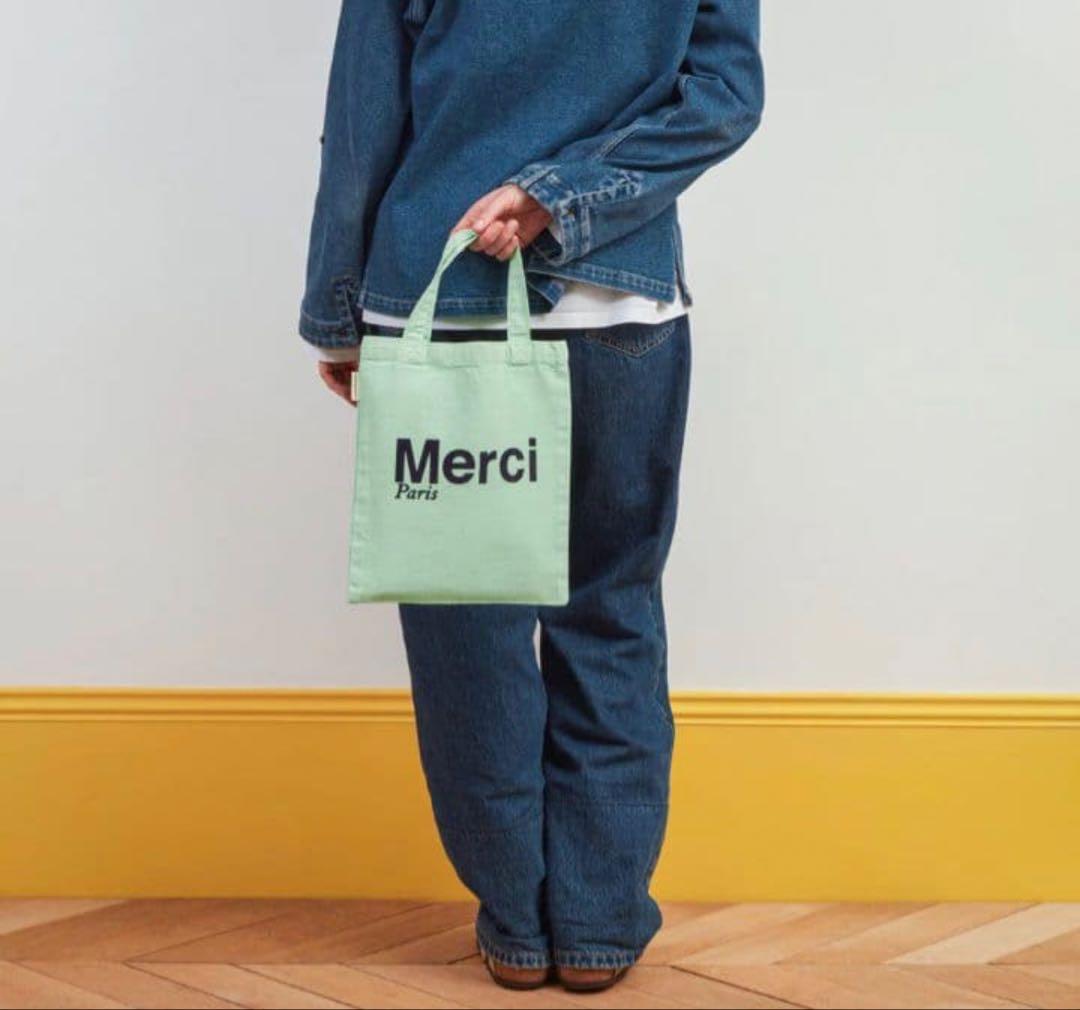 新品未使用 タグ付き Merci トートバッグ フランス パリ 人気 - メルカリ