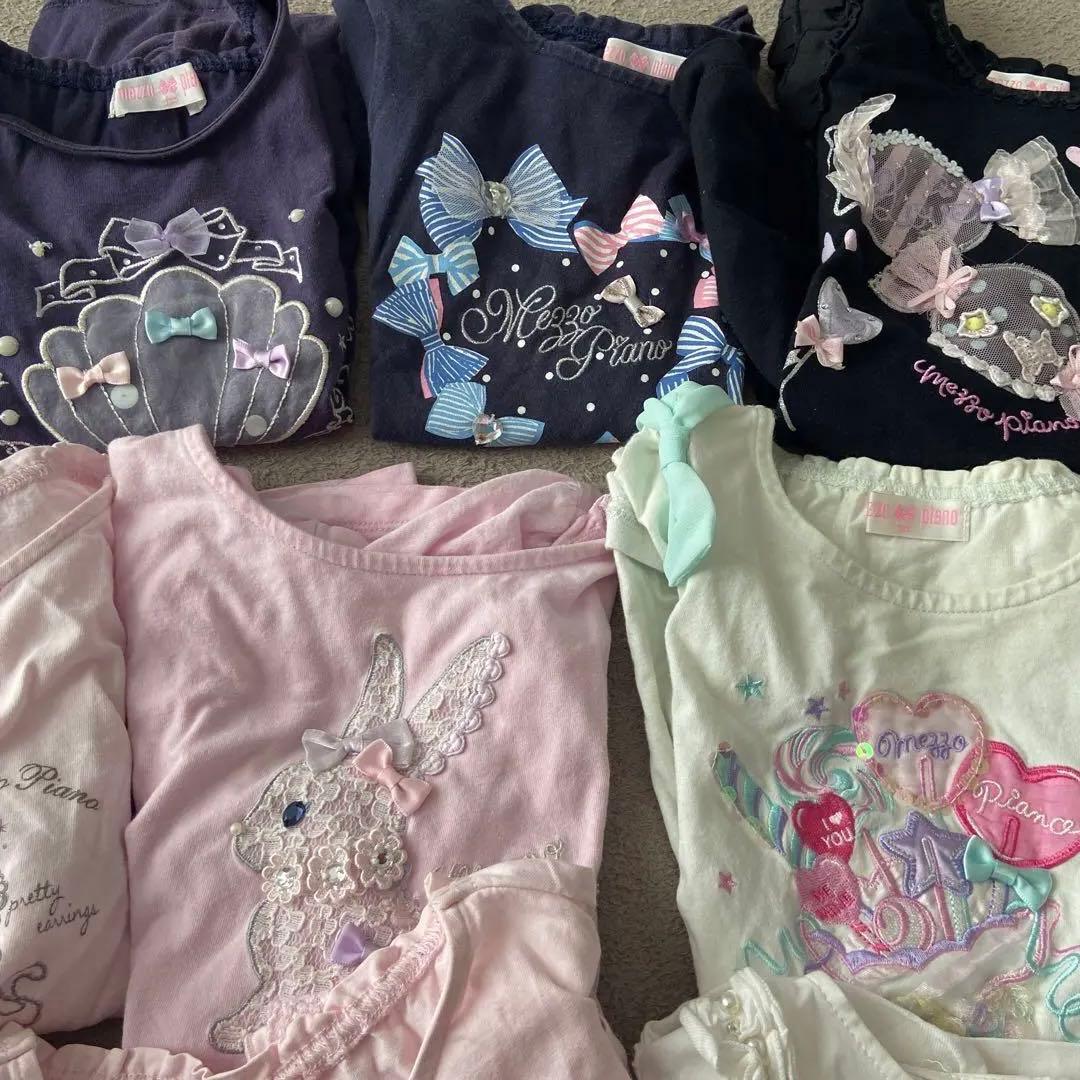 メゾピアノ11枚 ポンポネット1枚 Tシャツ 12枚セット サイズ130 - メルカリ