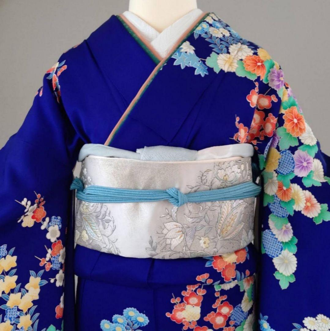 専用 一部式作り帯 振袖用 華やぎ 胴巻き～90㎝ 十三参りにも 正絹