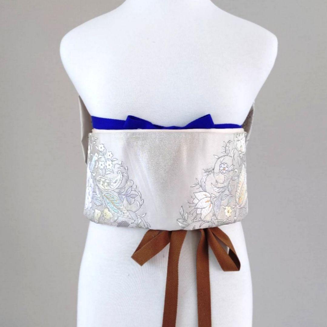 専用 一部式作り帯 振袖用 華やぎ 胴巻き～90㎝ 十三参りにも 正絹