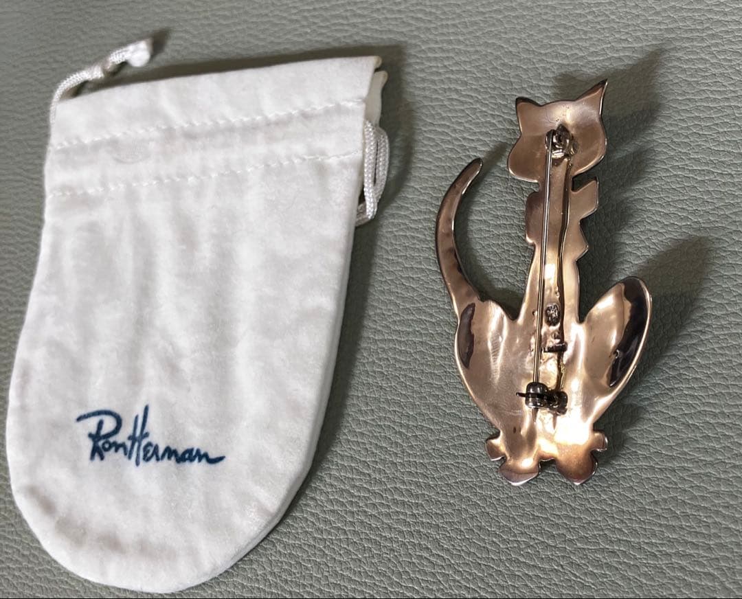 ロンハーマン HARPO ハルポ シルバーキャットターコイズブローチ
