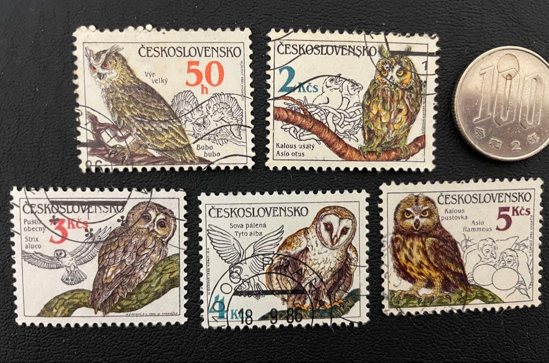 A4468 鳥切手 フクロウ切手 - メルカリ