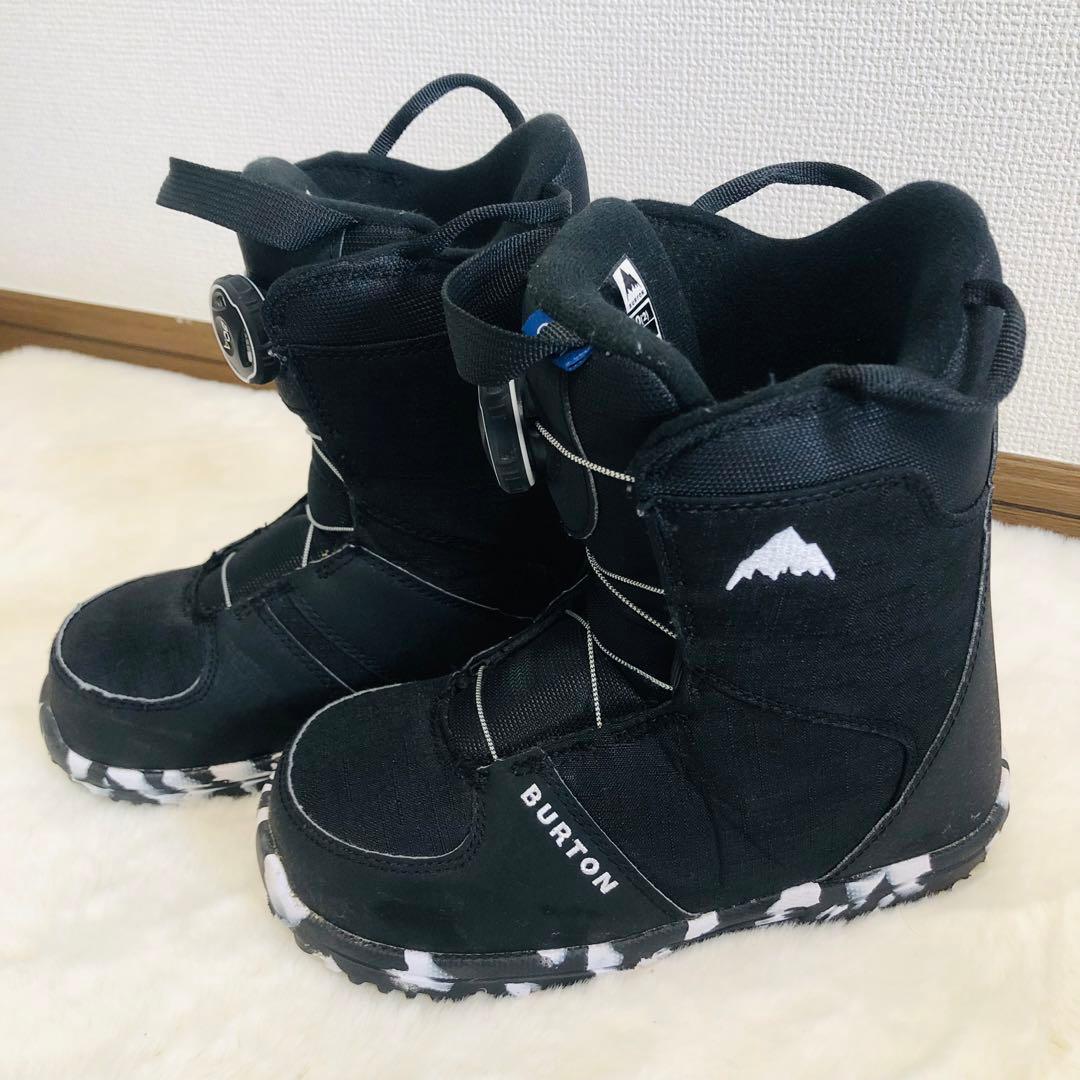 【美品】BURTON 子供用 スノボブーツ GROM BOA 21.0cm 黒