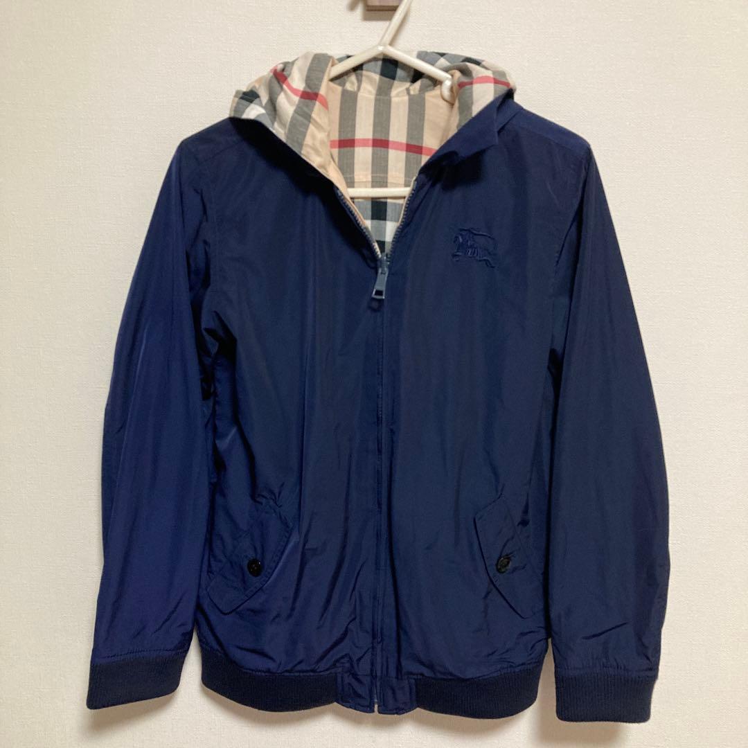 Burberry キッズ ジャケット ネイビー リバーシブル 14Y164 BURBERRY