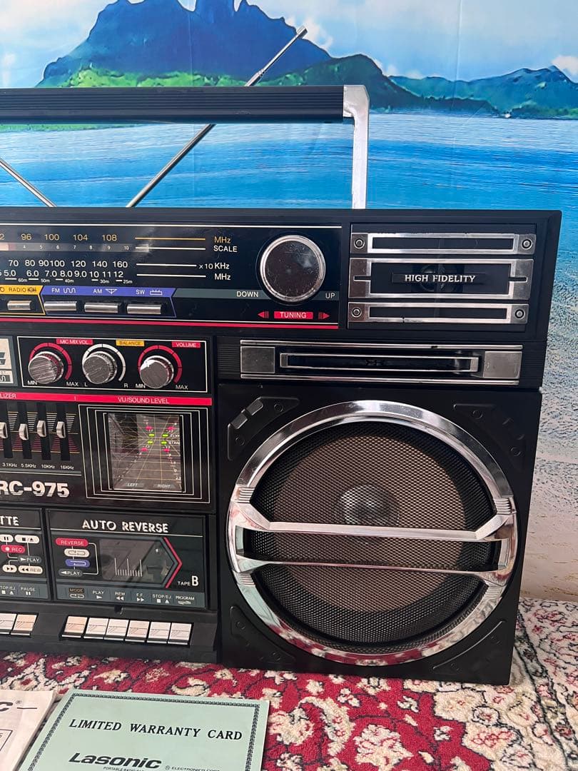 希少LASONIC ラソニックTRC-975ラジカセ中古動作品美品ビンテージ