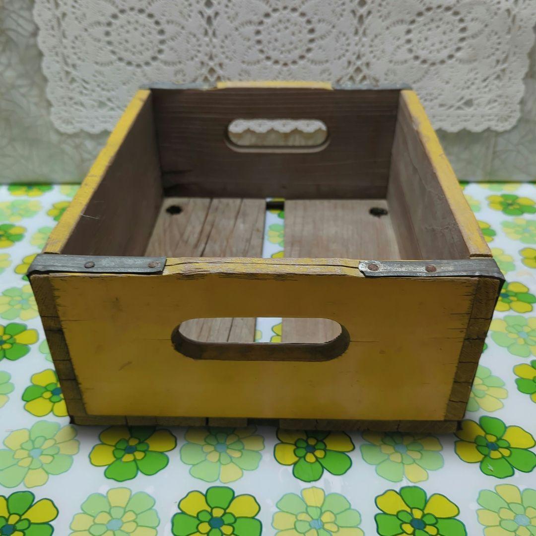 昭和レトロ 木箱 明治乳業 牛乳瓶木箱 雪印牛乳 配達収納ボックス