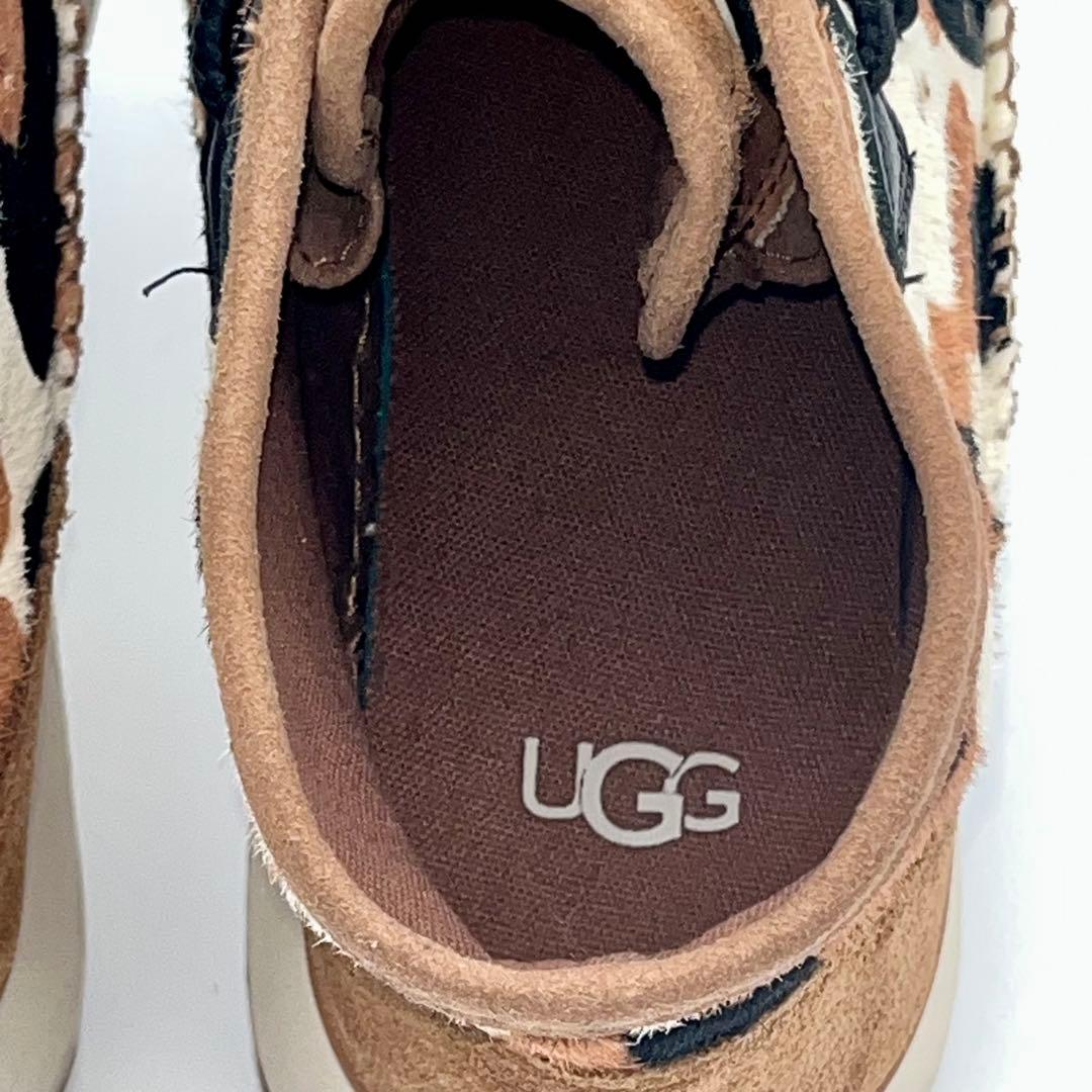 UGG アグ NEUMEL COW PRINT 厚底 ブーツ 22.5cm カウ