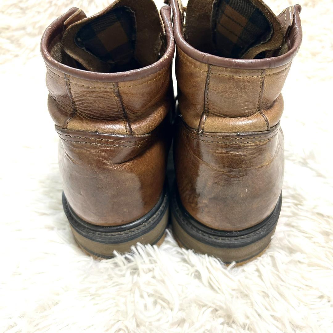 レア　レッドウィング モックトゥ ワーク ブラウン 8.5D 26.5cm