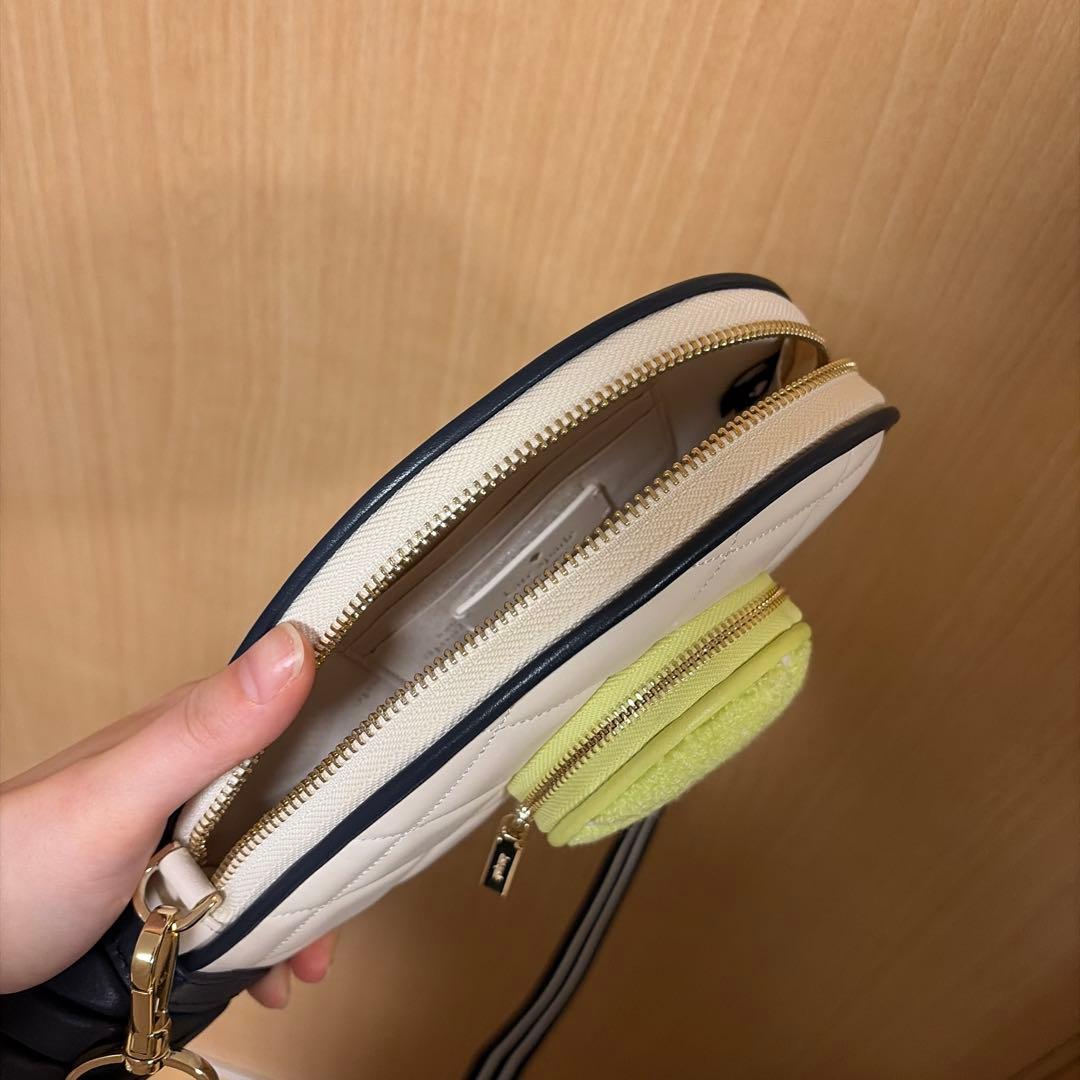 kate spade グランドスラム 3D ミニ テニス ラケット クロスボディ