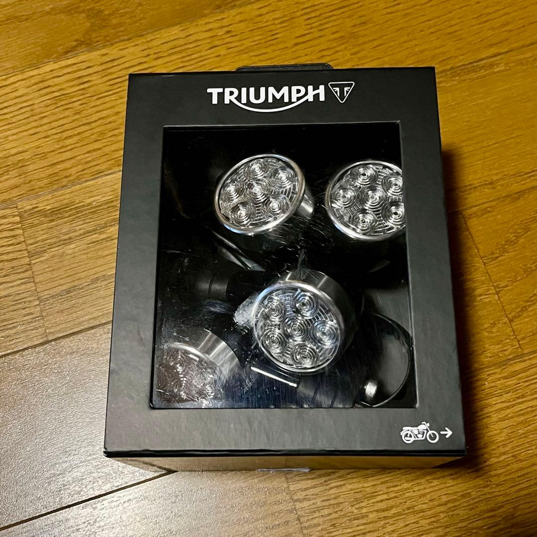 Triumph（トライアンフ）純正オプションLEDウィンカー 前後セット
