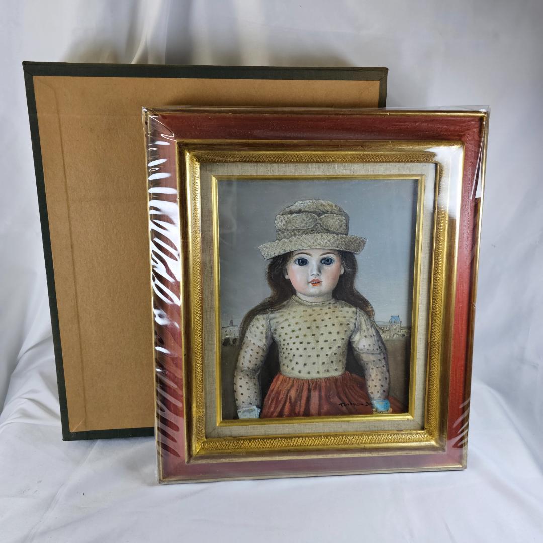 【希少】土井俊泰 人形の肖像画