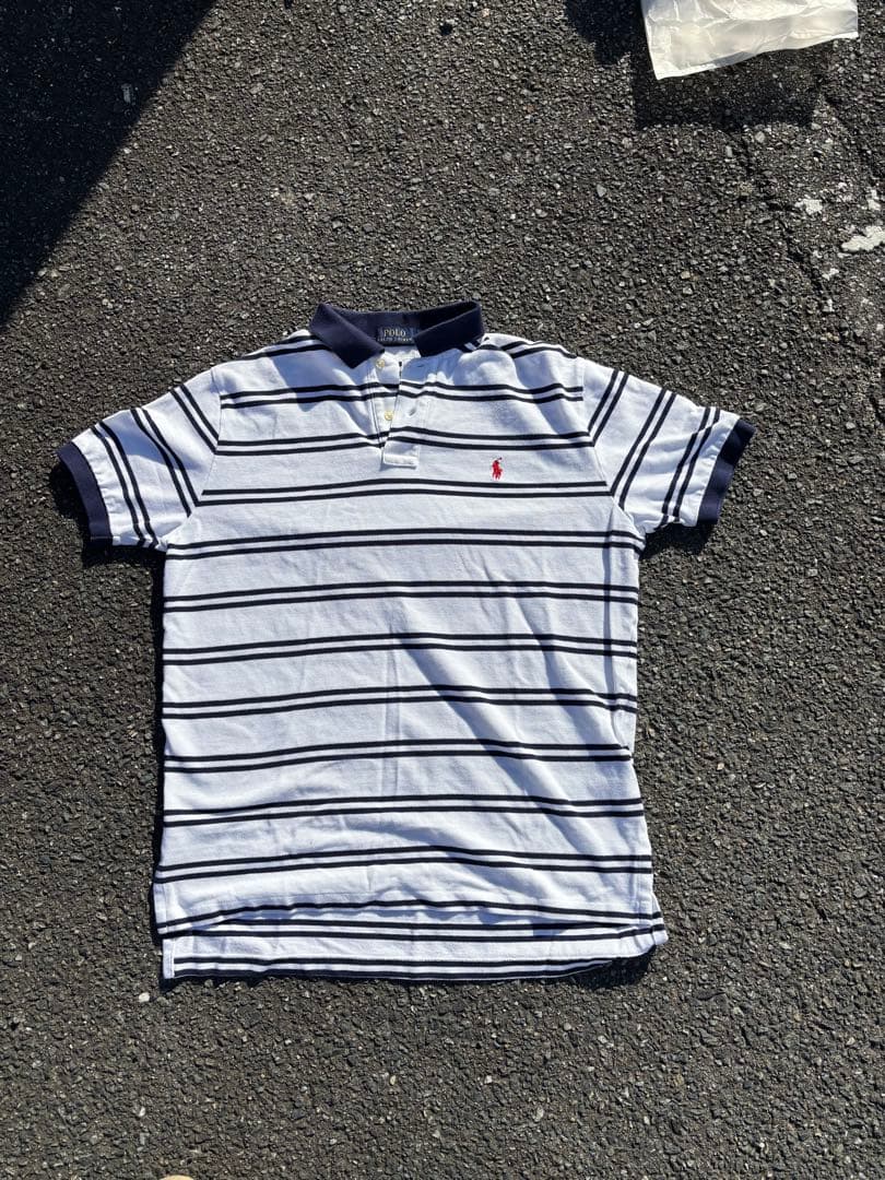 Polo Ralph Lauren ストライプポロシャツ - メルカリ