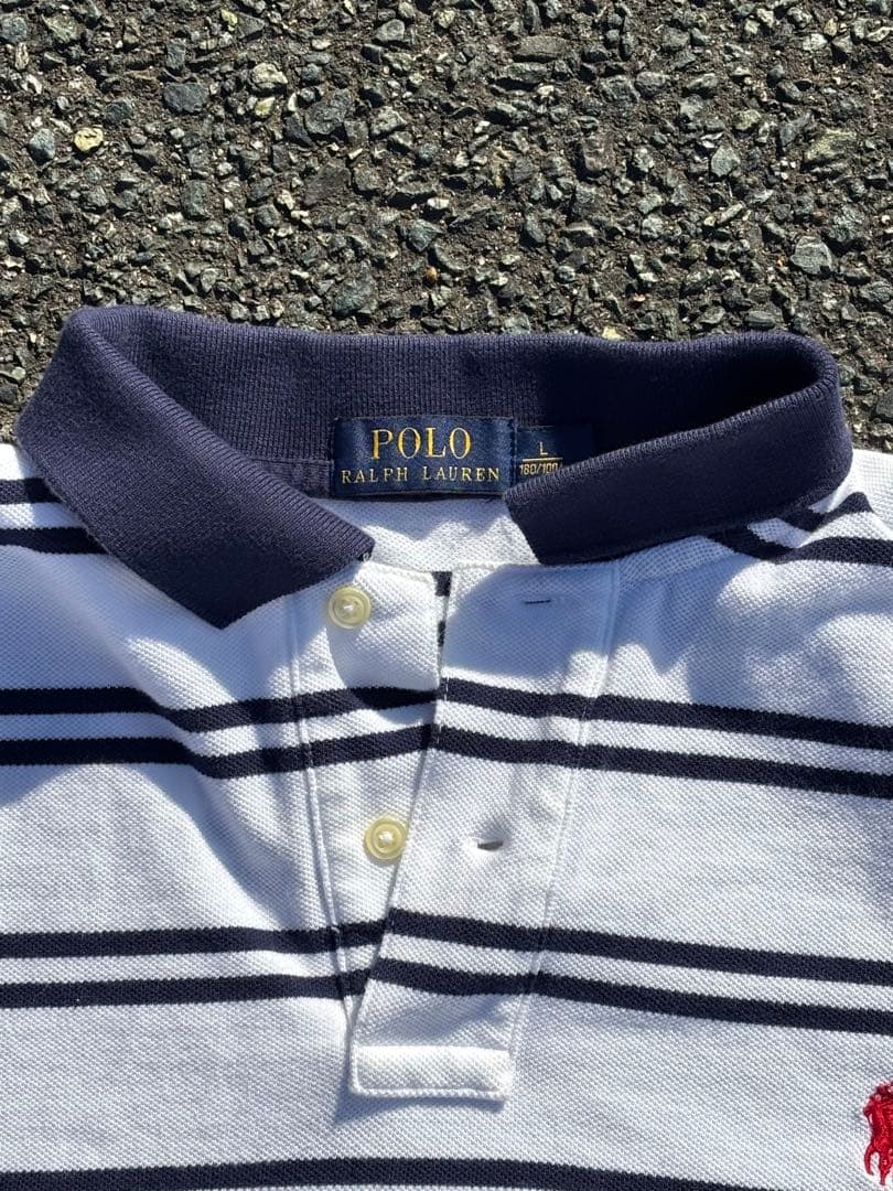 Polo Ralph Lauren ストライプポロシャツ - メルカリ