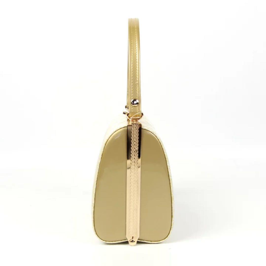 ☆新品未使用☆礼装用佐賀錦ゴールド系草履バッグセット フリーサイズ