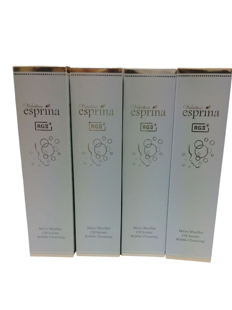 ヴィブリアン　エスプリーナRGⅡ＋マイクロミセラー　濃密炭酸泡クレンジング４本 ヴィブリアン エスプリーナ RGII 濃密炭酸 マイクロミセラー バブル