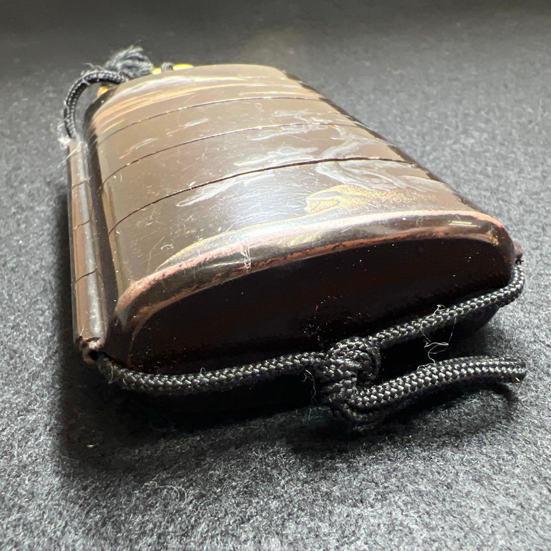 蒔絵五段印籠、根付 木箱付 94g 東Y8-0218☆2Fトコヒ - メルカリ