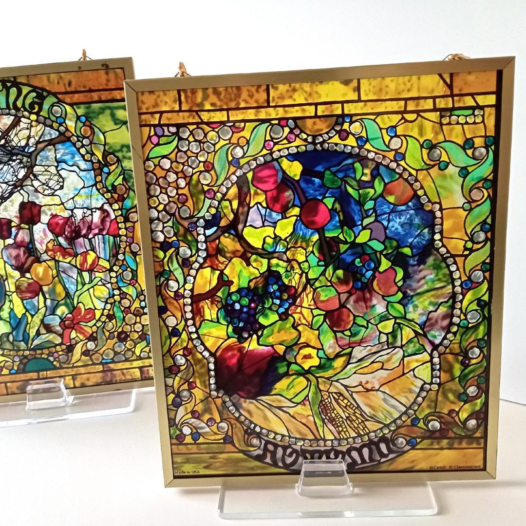 ルイスCティファニー ステンドグラス 四季・春夏秋冬グラスマスターズ