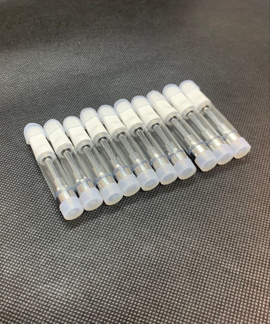 アトマイザー 交換用 510 カートリッジ 0.8ml 100本 白