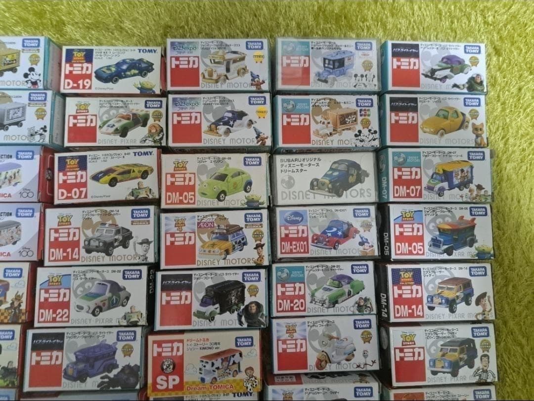 ディズニートミカ ディズニーモータース トミカ 48台まとめ売り