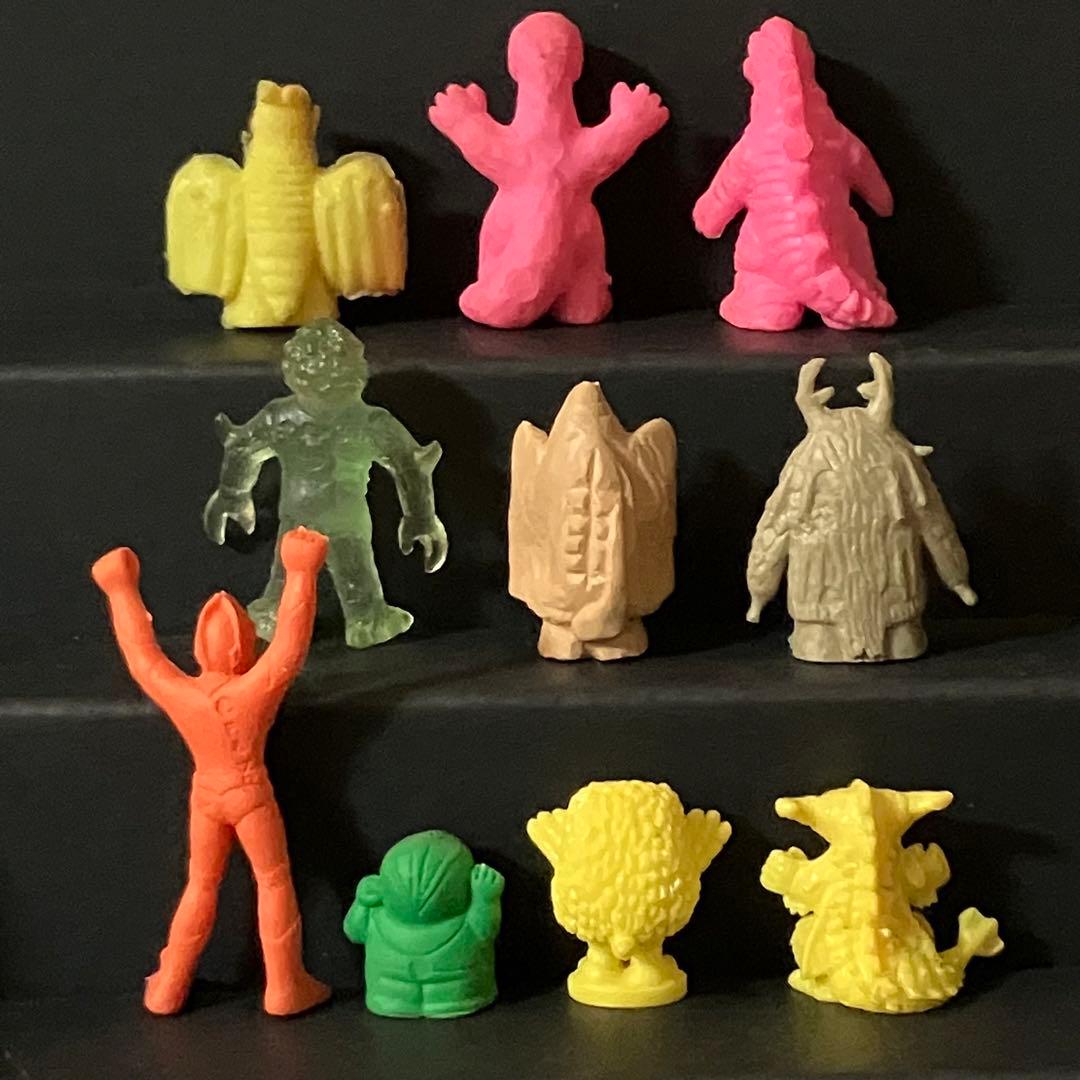 当時モノ 特撮 怪獣怪人系 消しゴムセット ウルトラマン ミラーマン