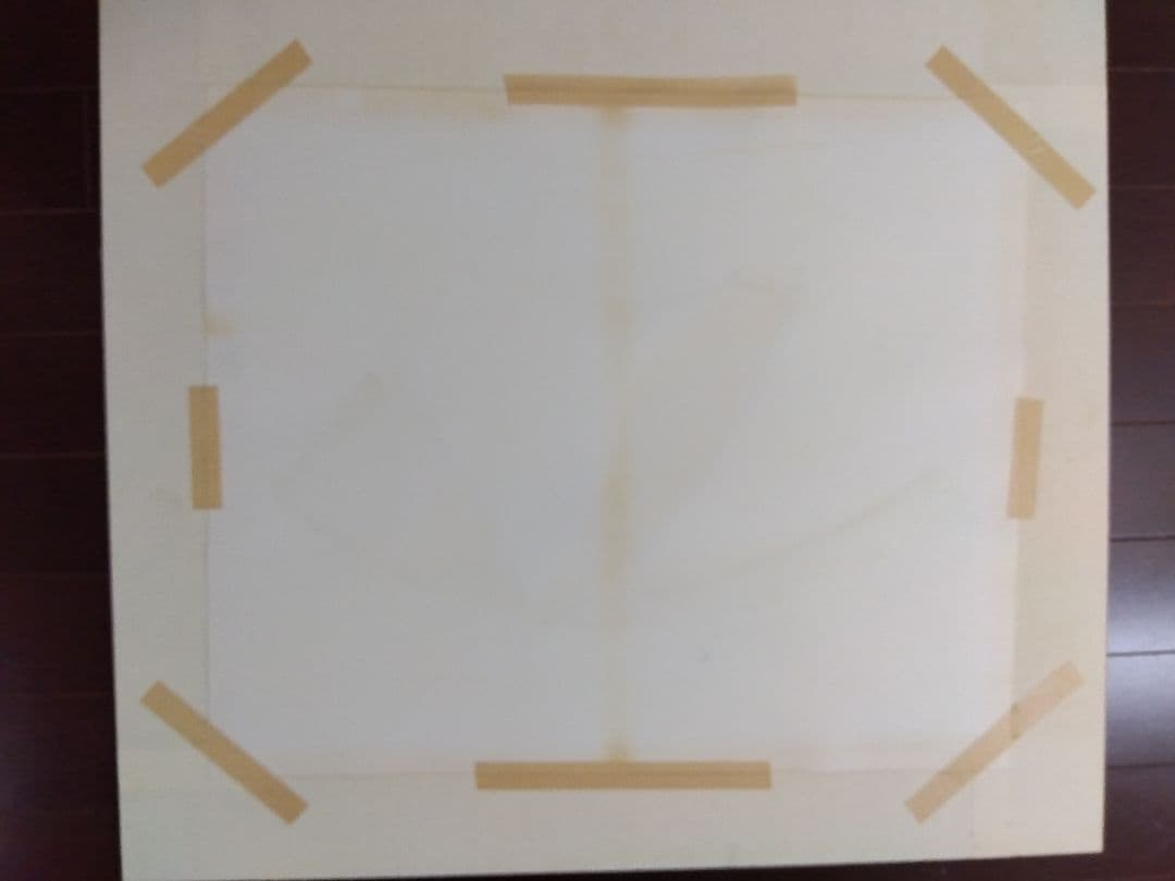 真作刀勢画 【扇面美人画】 宮田雅之 一点もの作品 額装 共シール