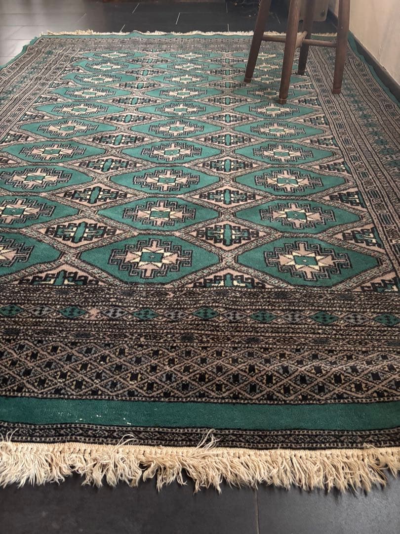 大判 ビンテージラグ トライバルラグ - メルカリ