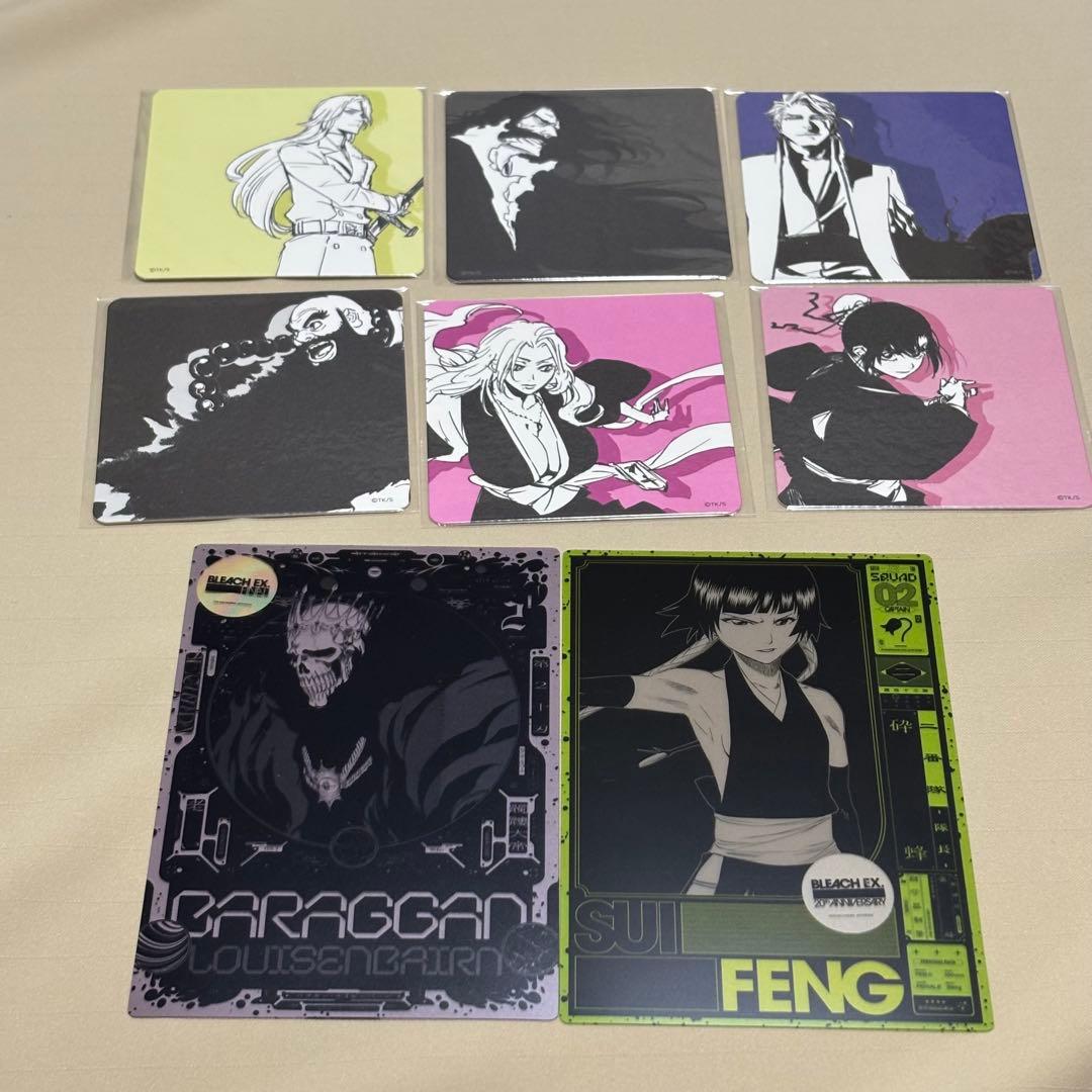 BLEACH展 入場者特典クリアカード コースター セット売り - メルカリ