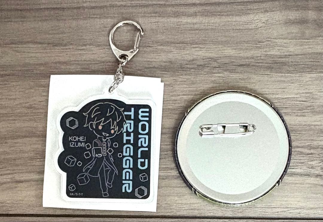 ワールドトリガー ネオンサインアート アクリルキーホルダー 缶バッジ