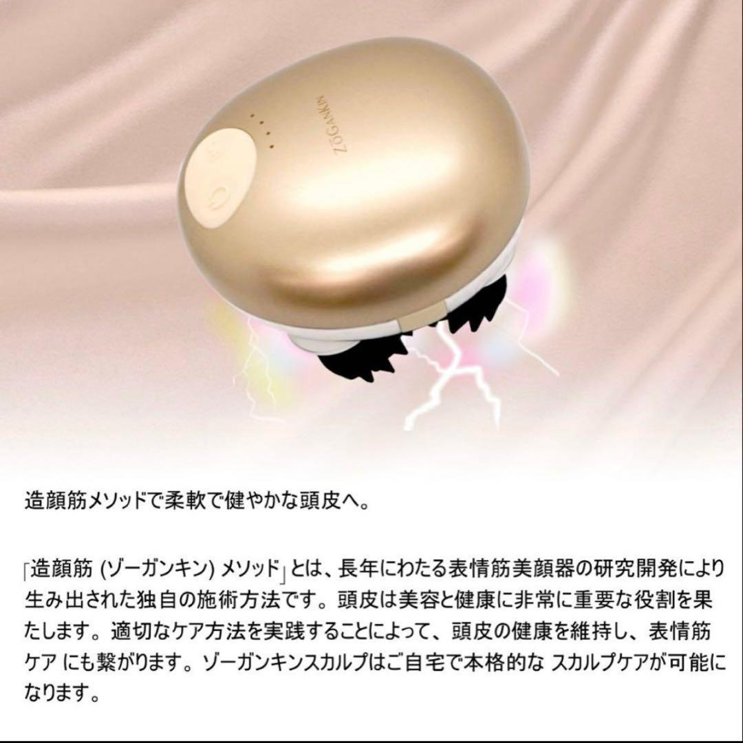 ZOGANKIN 造頭筋 スカルプ 頭皮 マッサージ EMS LED 防水Amazon