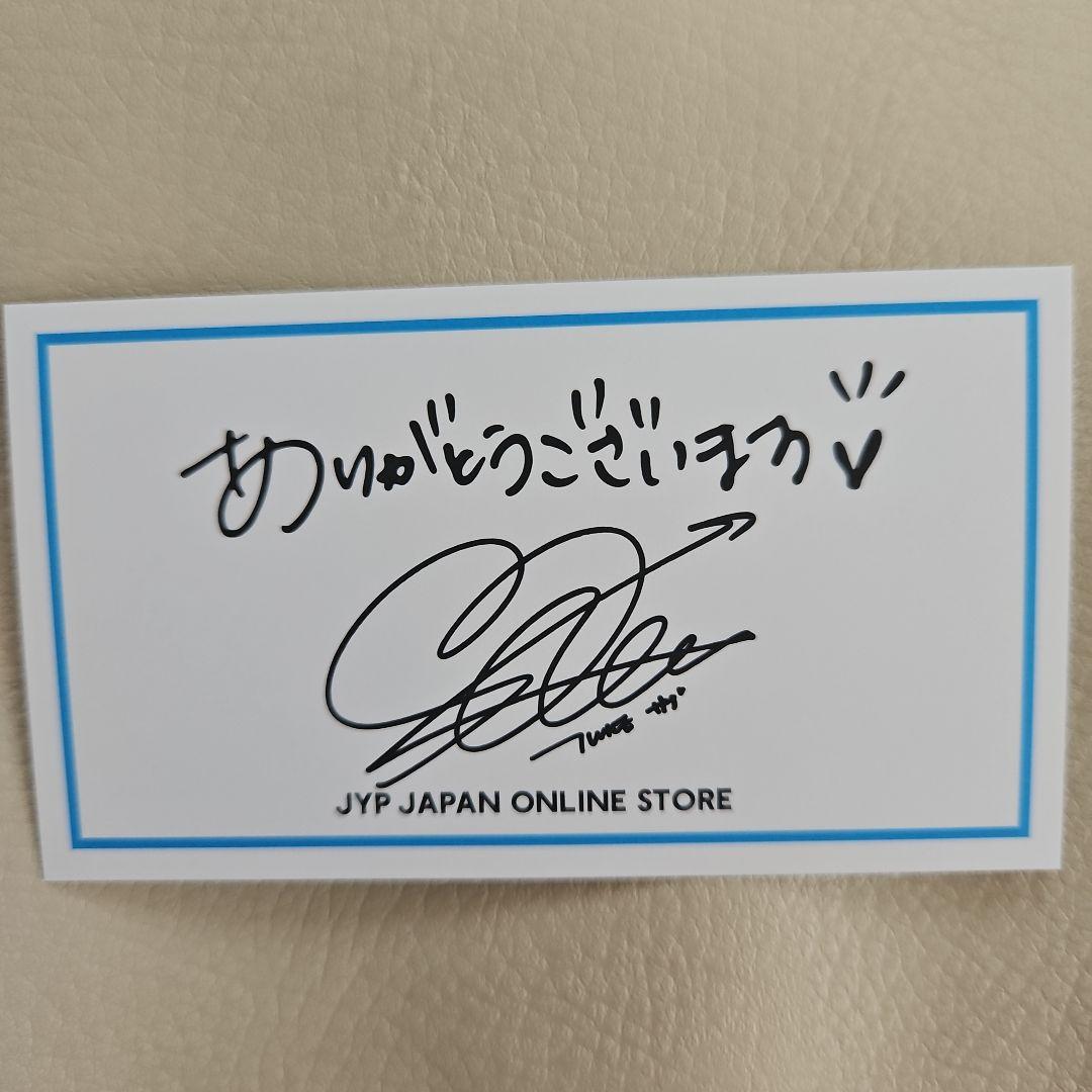 JYP オフィシャルショップ購入特典 サインカード TWICEサナ - メルカリ