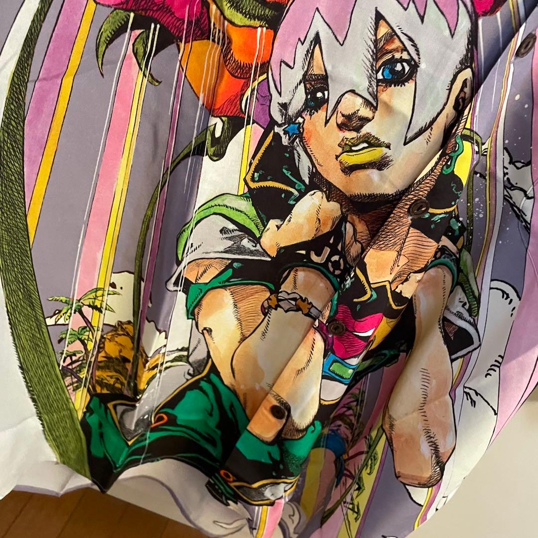 ジョジョの奇妙な冒険 ジョジョランズアロハシャツ ペインズグレー