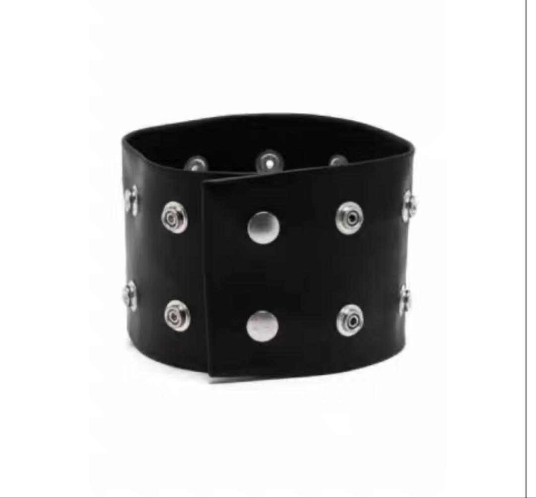 RICK OWENS風 レザーチョーカー