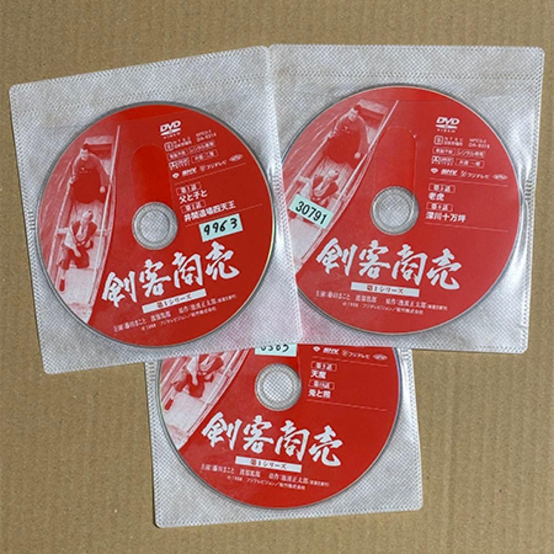 ●剣客商売●DVD第1～第5シリーズ＋スペシャル５巻●レンタル落ち