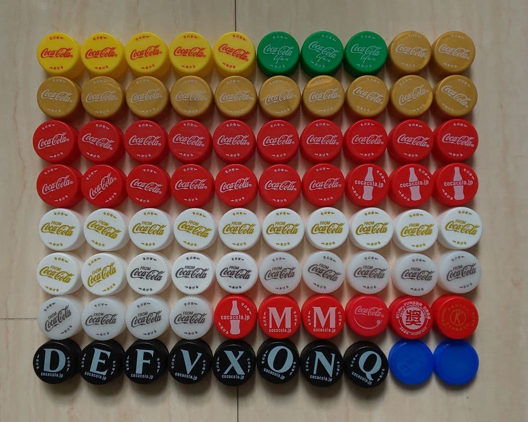 コカ・コーラペットボトルキャップ〔80個〕 | Faites vos achats sur