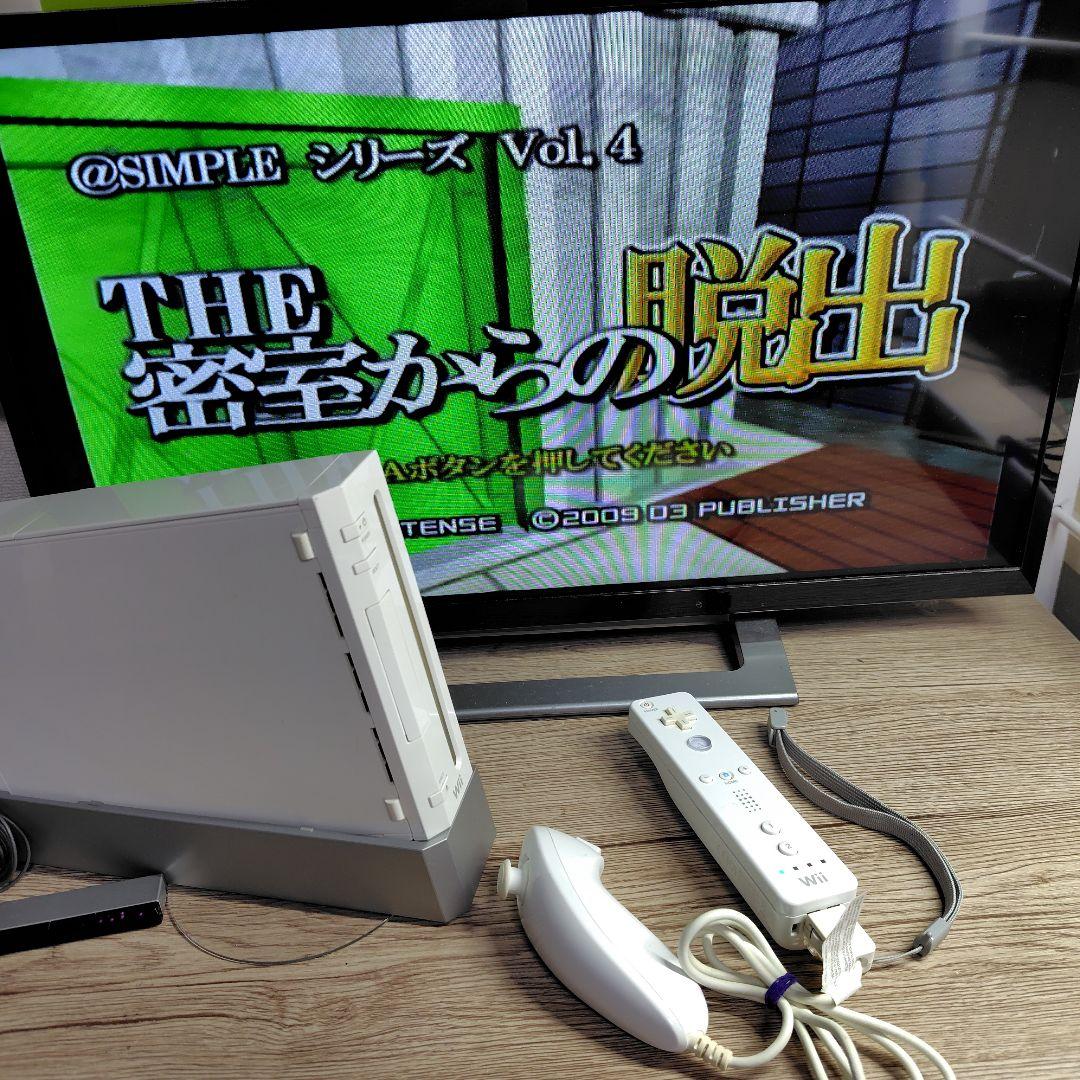 動作確認済】wii 本体 一式 ソフト セット ③ - メルカリ