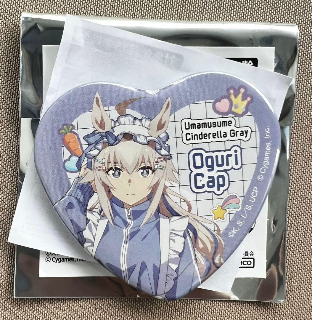 ウマ娘 キャラポップストア オグリキャップ ハート缶バッジ - メルカリ