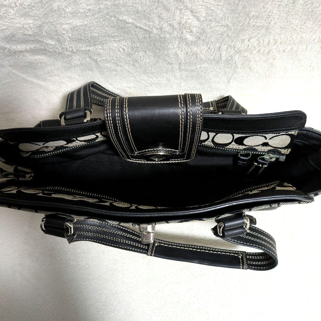 COACH コーチ ワンショルダーバッグ キャンバス F13975 ターンロック